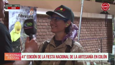 Patio de tallistas de la Fiesta de la Artesan&iacute;a en Col&oacute;n - Beatriz Varela de Jujuy